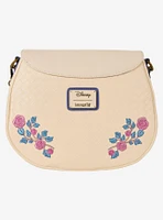 Loungefly Disney Sleeping Beauty Aurora & Prince Phillip Floral Crossbody Bag