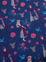 Loungefly Disney Sleeping Beauty Aurora & Prince Phillip Floral Crossbody Bag
