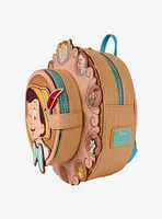 Loungefly Disney Pinocchio Wood Frame Portrait Figural Mini Backpack