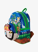 Loungefly Sonic the Hedgehog Doctor Eggman Scene Light-Up Mini Backpack