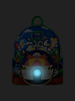Loungefly Sonic the Hedgehog Doctor Eggman Scene Light-Up Mini Backpack