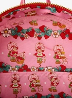 Loungefly Strawberry Shortcake Denim Gingham Mini Backpack