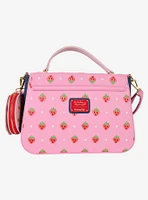 Loungefly Strawberry Shortcake Gingham Strawberries Crossbody Bag with Coin Purse
