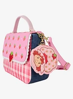 Loungefly Strawberry Shortcake Gingham Strawberries Crossbody Bag with Coin Purse