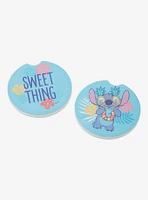 Disney Lilo & Stitch Sweet Thing Blue Car Coaster Set