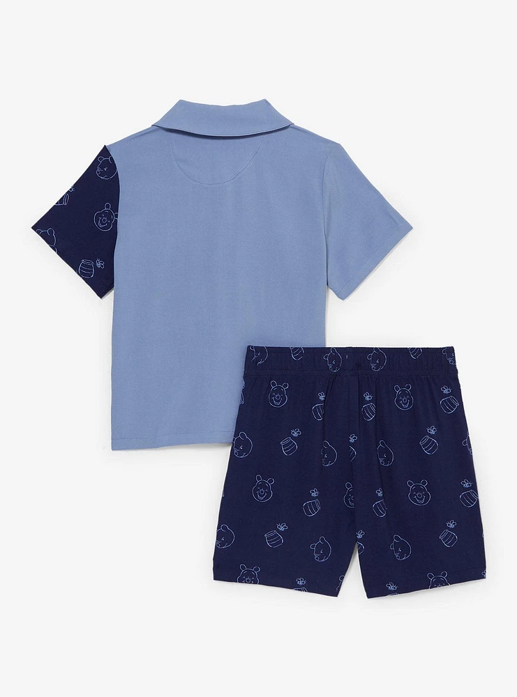 Disney Winnie the Pooh Two-Toned Toddler Woven Shirt & Shorts Set - BoxLunch Exclusive