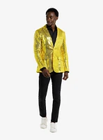 Sequins Yellow Blazer