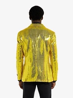 Sequins Yellow Blazer