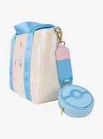 Loungefly Pokémon Pikachu Iridescent Desserts Crossbody Tote with Coin Purse