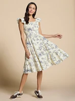 Disney Winnie the Pooh Hundred Acre Wood Smock Midi Dress