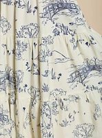 Disney Winnie the Pooh Hundred Acre Wood Smock Midi Dress