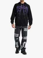 Social Collision Winged Skulls & Swords Hoodie