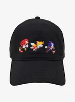 Sonic the Hedgehog Trio Running Pixel Ball Cap — BoxLunch Exclusive