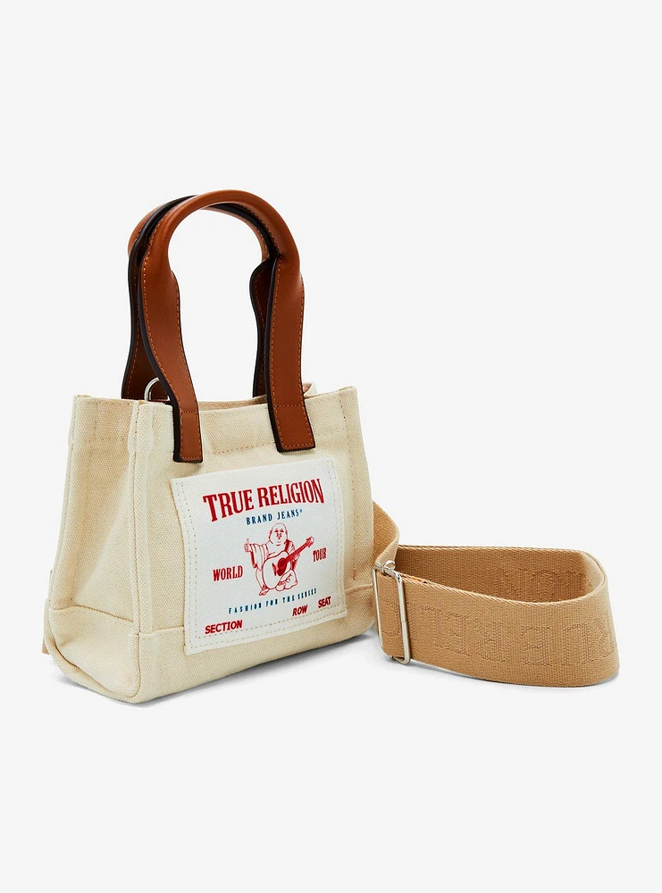 True Religion Canvas Mini Tote Bag