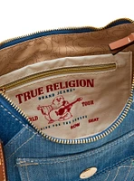 True Religion Horseshoe Pocket Denim Hobo Bag