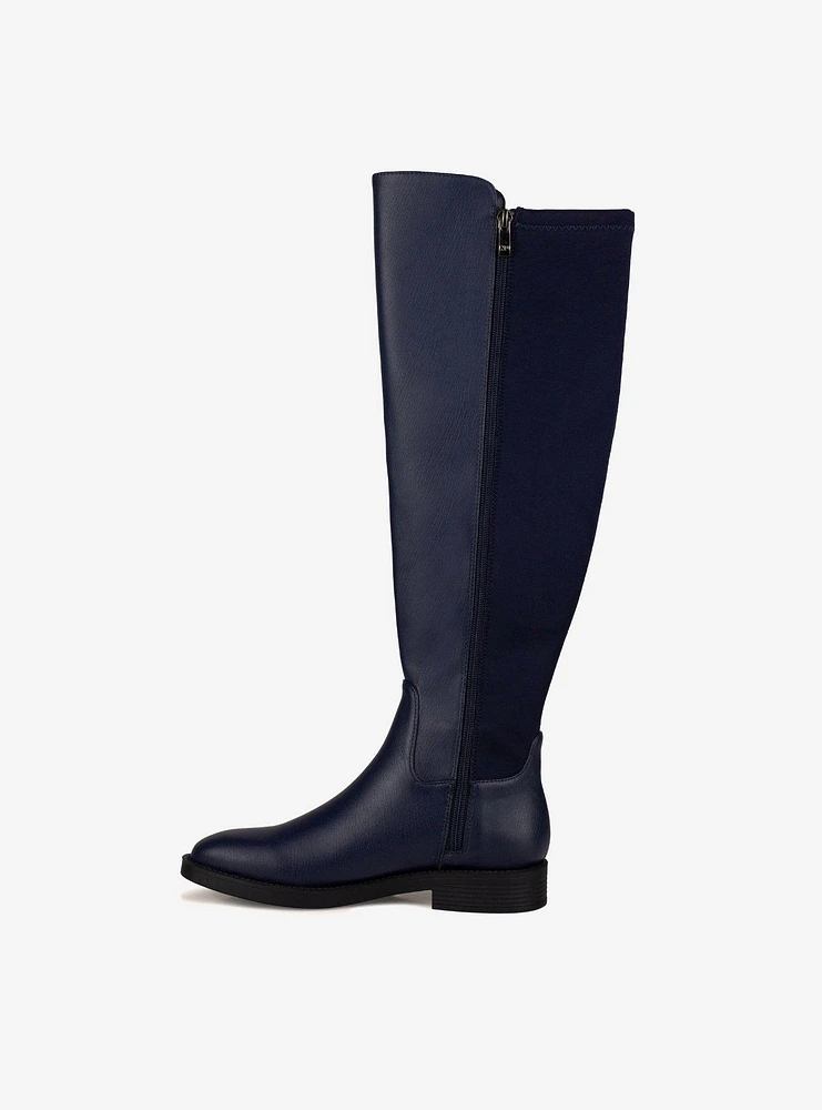 Crush Stretch Riding Boot Navy