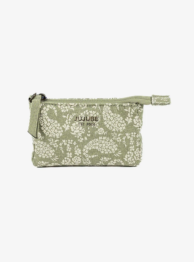 JuJuBe Paisley Floral 3-Piece Pouch Set