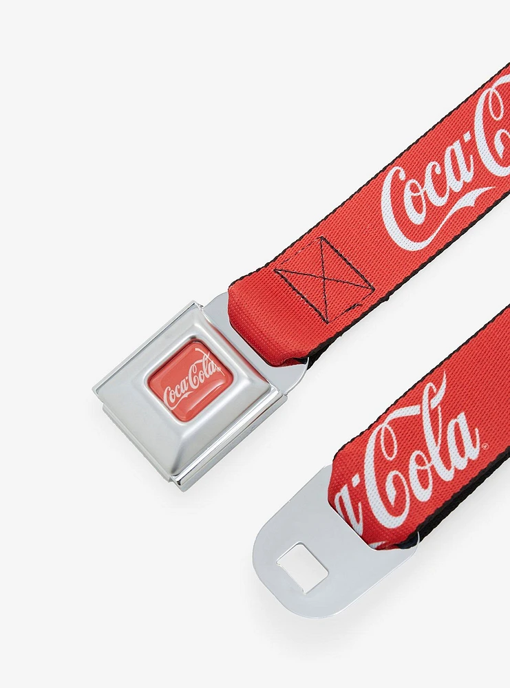 Buckle-Down Coca-Cola Logo Seat Belt Belt