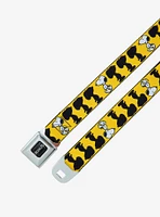 Peanuts Snoopy Silhouette Seatbelt Belt