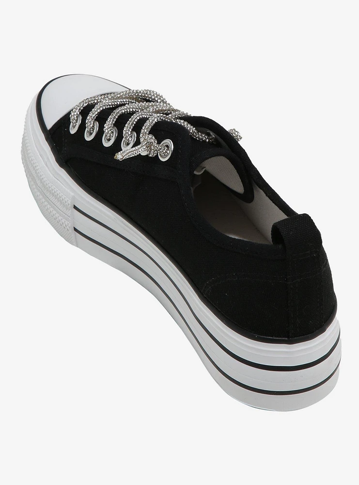 Yoki Black & White Libra Sneakers