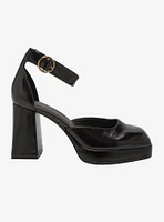 Chinese Laundry Black Oaklen Chunky Heels