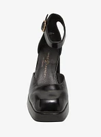 Chinese Laundry Black Oaklen Chunky Heels