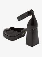 Chinese Laundry Black Oaklen Chunky Heels