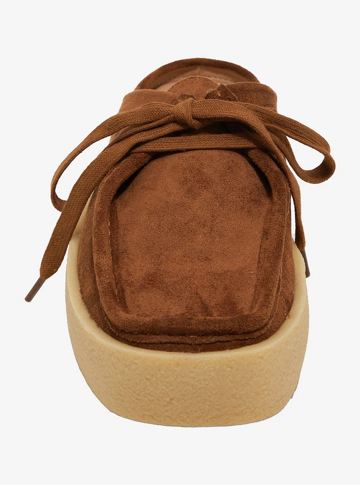 Dirty Laundry Brown Daybreak Moc Toe Mules