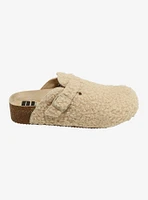 Dirty Laundry Cream Sherpa Clogs