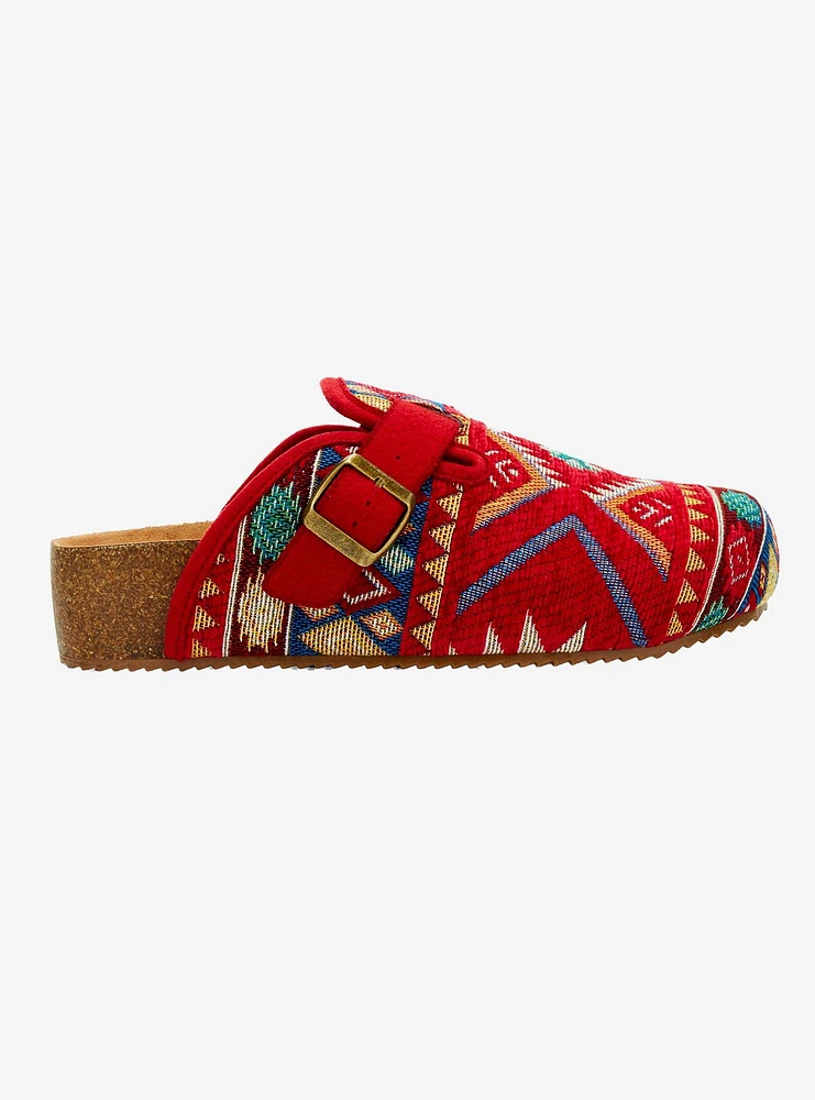 Dirty Laundry Magnolias Tapestry Clogs