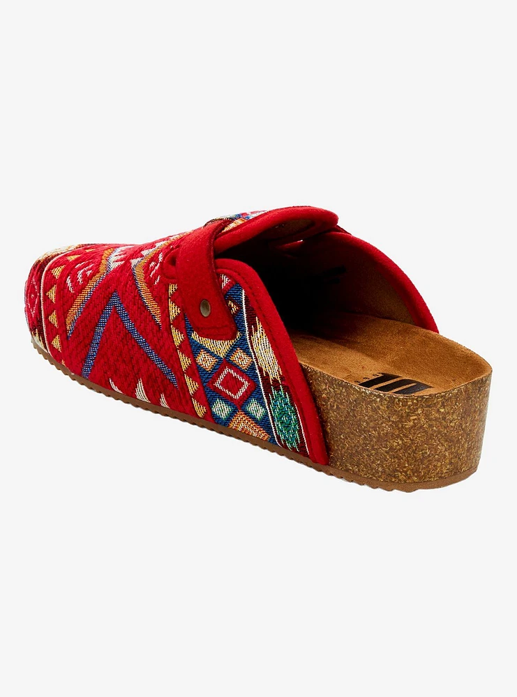 Dirty Laundry Magnolias Tapestry Clogs