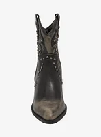 Dirty Laundry Nowhere Burnished Black Cowboy Boots