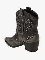 Dirty Laundry Nowhere Burnished Black Cowboy Boots