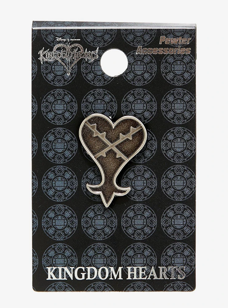 Disney Kingdom Hearts Heartless Logo Enamel Pin