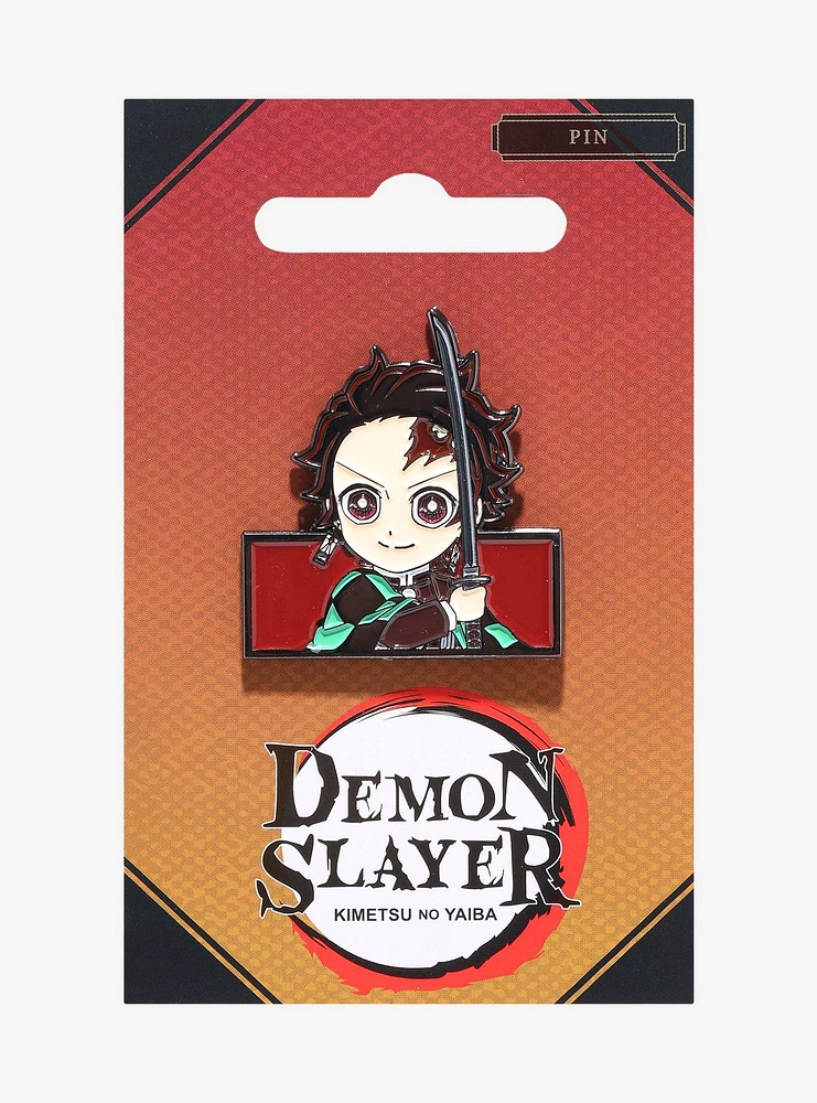 Demon Slayer: Kimetsu No Yaiba Chibi Tanjiro Enamel Pin