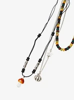 Thorn & Fable Mushroom & Pumpkin Necklace Set