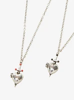 Forever & Always Sword Heart Best Friend Necklace Set