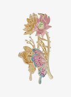 Thorn & Fable Butterfly Flower Claw Hair Clip