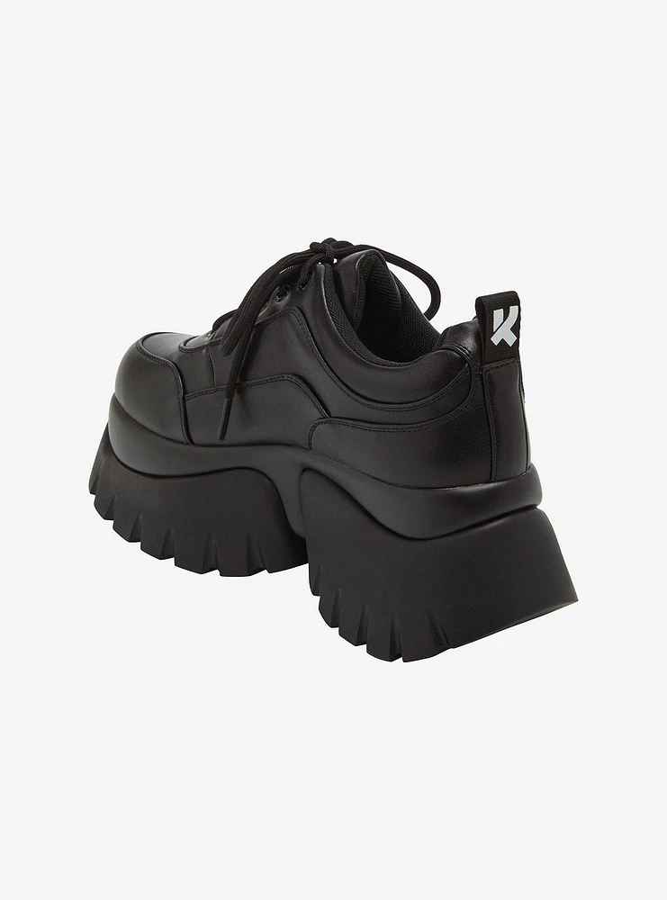 Koi Black Vilun Platform Sneakers