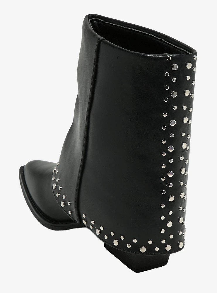 Yoki Black Stud Gayle Boots