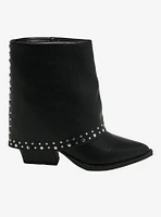 Yoki Black Stud Gayle Boots