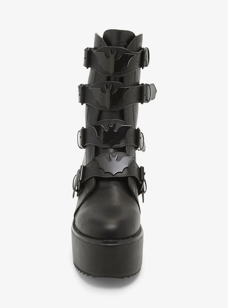 Strange Cvlt Black Bat Dominion Platform Boots