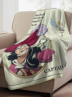 Disney Peter Pan Tinks Betrayal Micro Raschel Throw