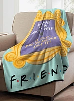 Friends Real World Sucks Micro Raschel Throw