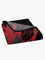 Game of Thrones Fire And Blood Micro Raschel Throw