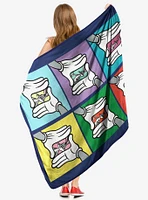 Looney Tunes Pop Art Bugs Micro Raschel Throw