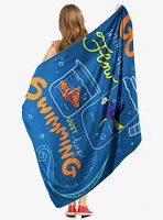 Disney Pixar Finding Nemo With The Flow Micro Raschel Throw