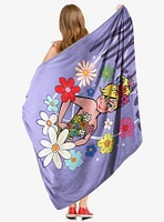 Disney Tink Fairies Pixies Rule Micro Raschel Throw