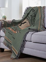 Yellowstone Property of the Dutton Family Tapestry Throw