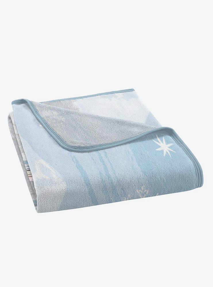 Disney Frozen 2 Snowscape Micro Raschel Throw